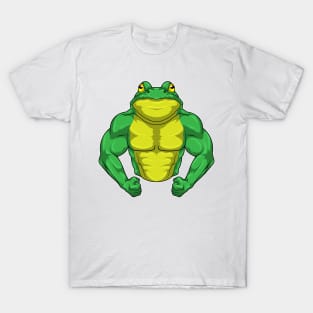 Toad as Bodybuilder with big Muscles T-Shirt